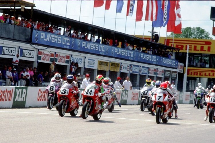 1990 kamen noch alle Superbike-Stars nach Mosport