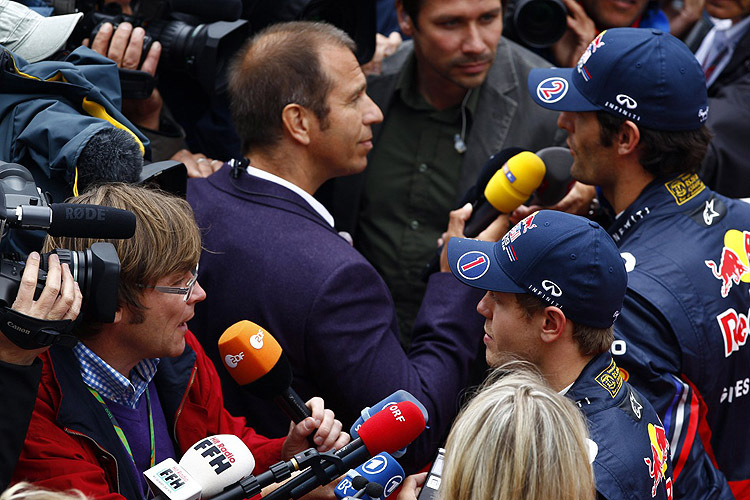Presserummel um Webber und Vettel