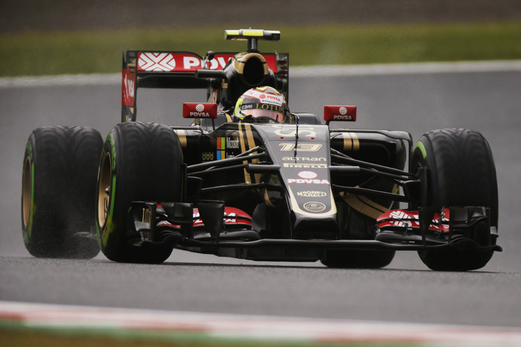 Pastor Maldonado drehte nur acht Runden – und damit sogar eine mehr als sein Teamkollege Romain Grosjean