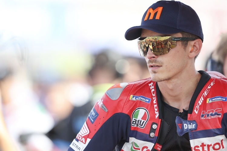 Ein Defekt an seiner RC213V warf Honda-Pilot Luca Marini aus dem Rennen