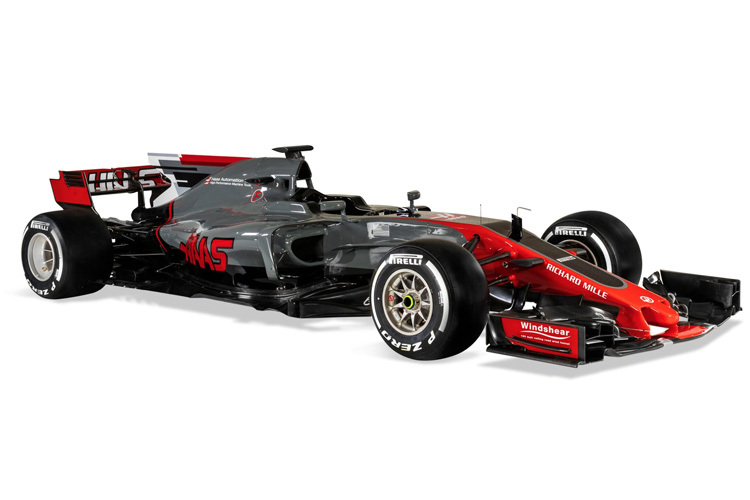 Der neue Haas-Rennwagen