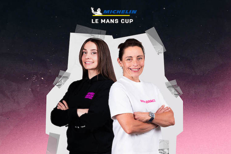 Gemeinsam mit Marta Garcia (links) startet Vanina Ickx im Michelin Le Mans Cup