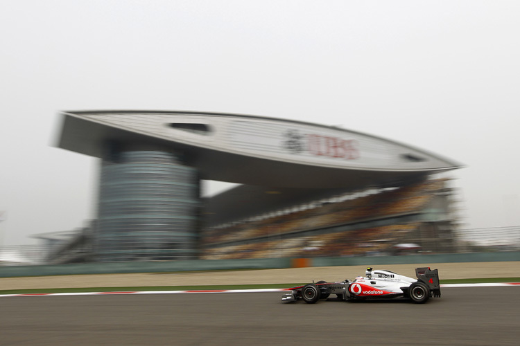 Jenson Button in Shanghai