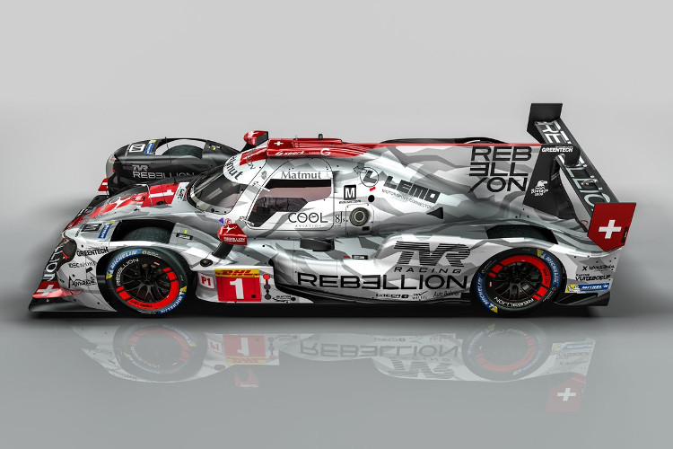 Rebellion shows livery for 2019 20 WEC season