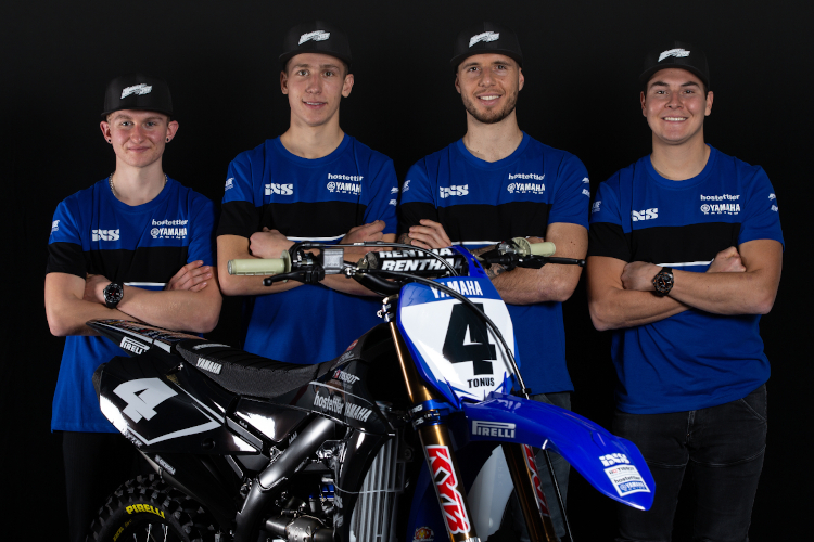 hostettler Yamaha Racing 2021: Joel Elsener, Petr Polak, Arnaud Tonus und Valentin Guillod 