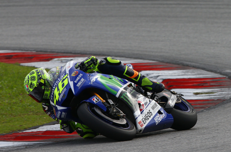 Rossi auf der M1 für 2015