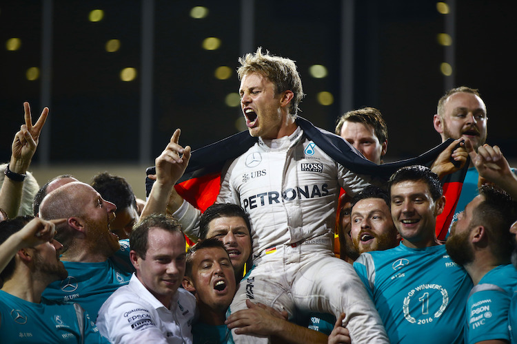 Nico Rosberg nach seinem WM-Titel 2016