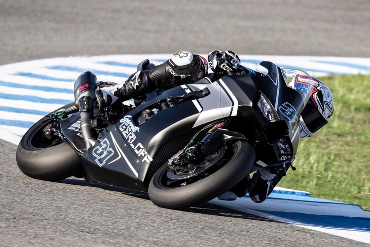 Garrett Gerloff beim ersten Test in Jerez