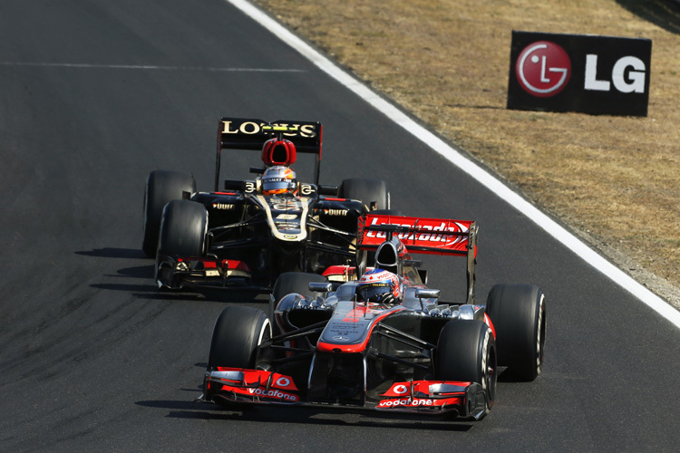 Jenson Button gegen Romain Grosjean: Bald wird es krachen