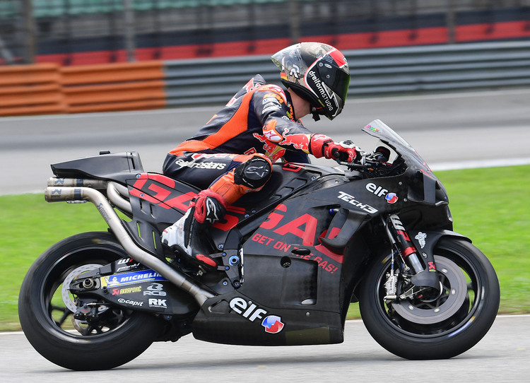 Jonas Folger auf der GASGAS beim MotoGP-Test 2023