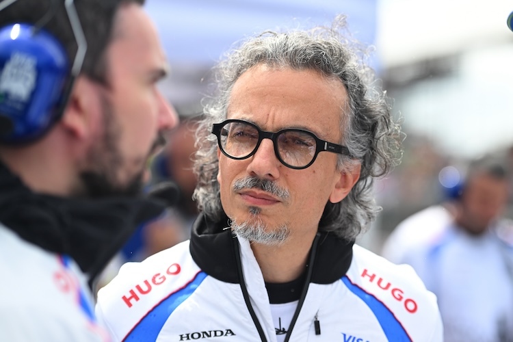 Laurent Meikes zuletzt als Teamchef der Racing Bulls in Silverstone