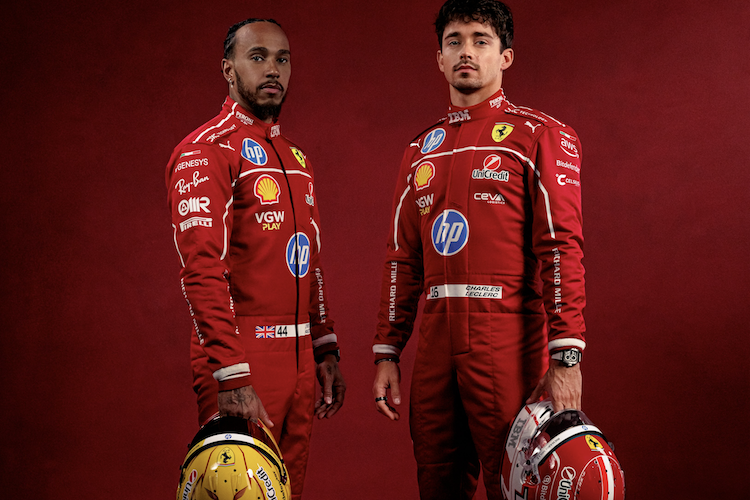 Lewis Hamilton und Charles Leclerc