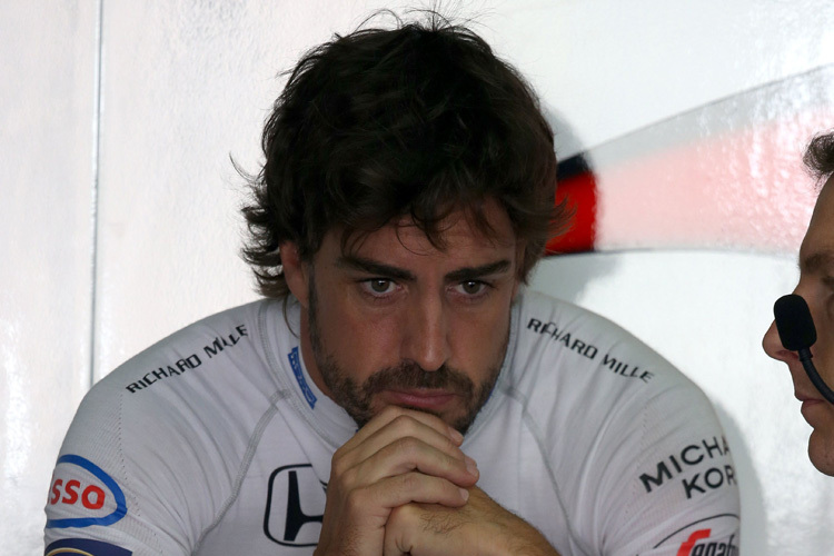 Fernando Alonso: «Wir brauchen hier wohl etwas Schützenhilfe– etwa ein bisschen Regen»