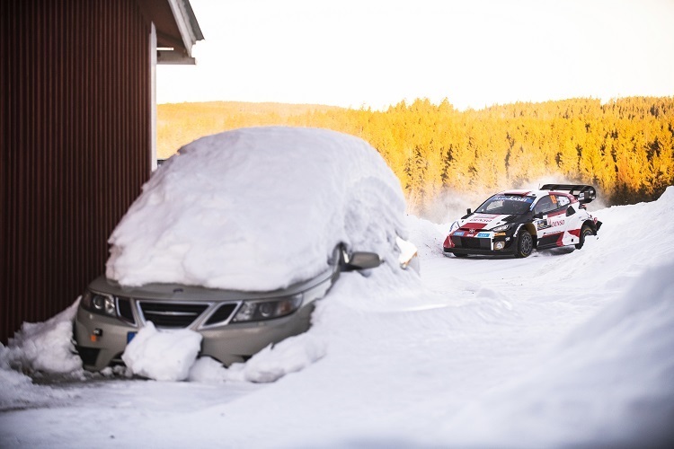 Das tief verschneite Schweden war wieder die zweite Saisonstation