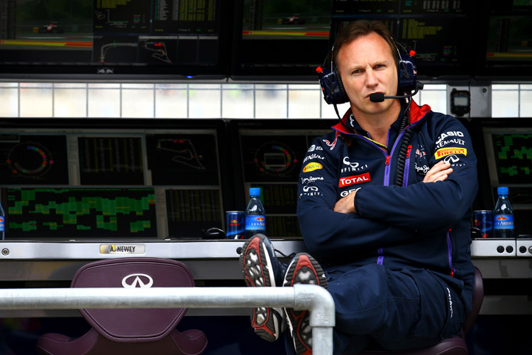 Red Bull Racing-Teamchef Christian Horner: ««Es ist keine Überraschung, dass von den Top-Ten-Autos acht von einem Mercedes-Triebwerk befeuert werden»