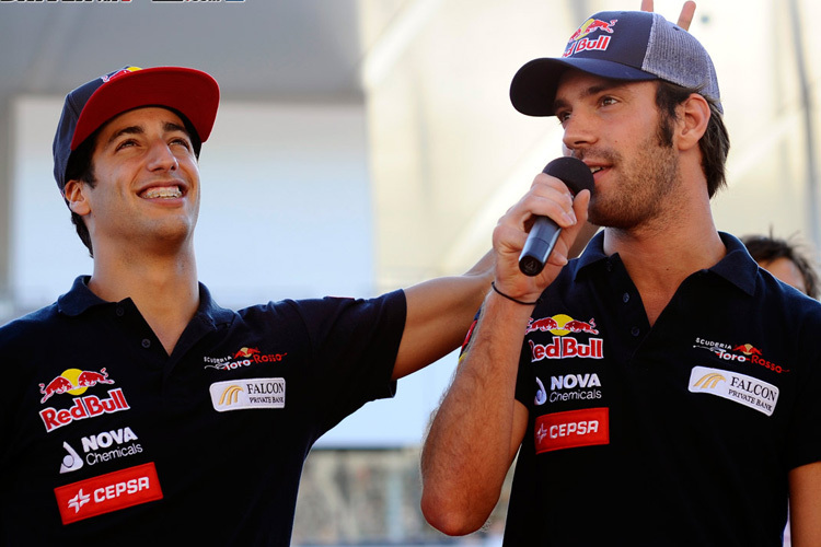 Daniel Ricciardo und Jean-Eric Vergne – wer zieht den Kürzeren?