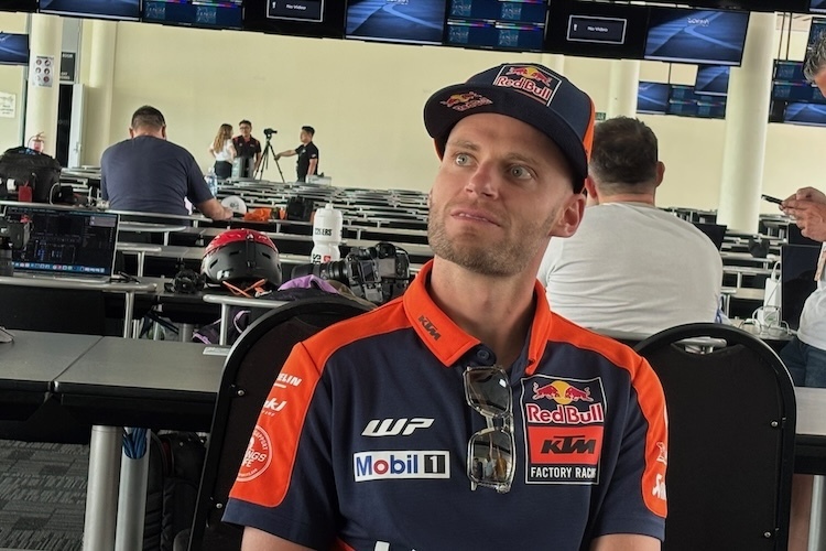 Brad Binder vor dem ersten Testtag in Sepang