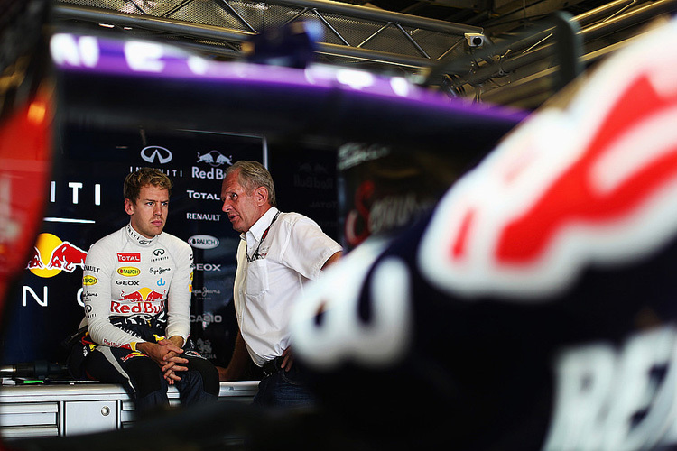 Sebastian Vettel und Dr. Helmut Marko: Kein Erfolgserlebnis in Monaco