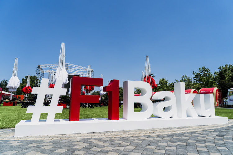 Willkommen zum Rennen in Baku