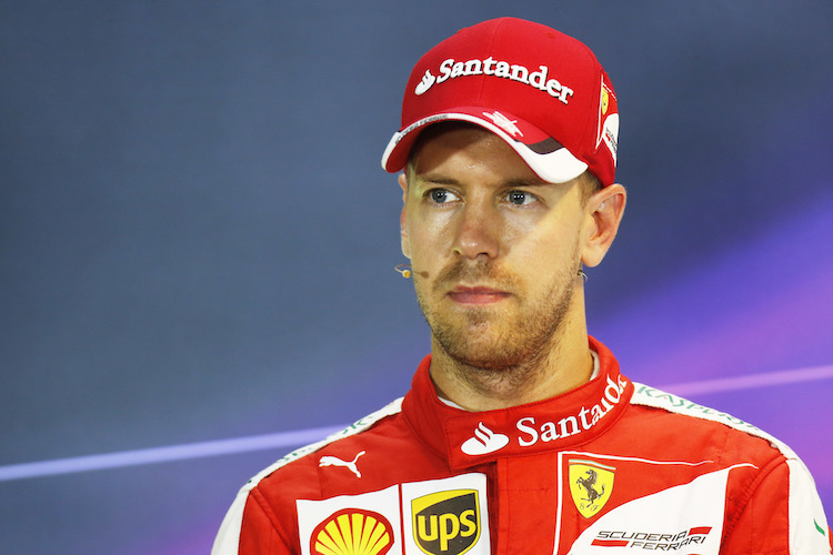 Ferrari-Fahrer Sebastian Vettel 2015