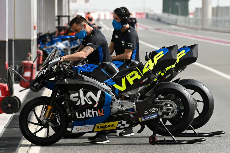 Auf welchem Fabrikat künftig der VR46-Schriftzug in der MotoGP-WM prangt, steht noch nicht fest