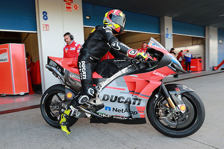 2018 in Jerez: Der bisher letzte Ducati-Test von Bautista