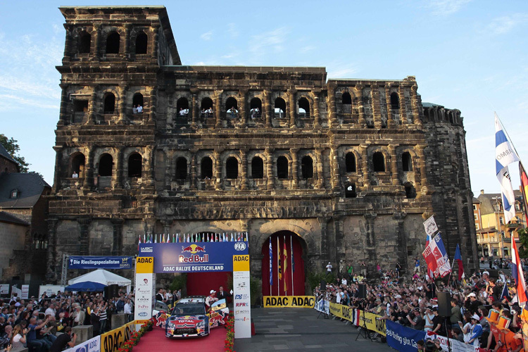 Die Rallye Deutschland an der Porta Nigra