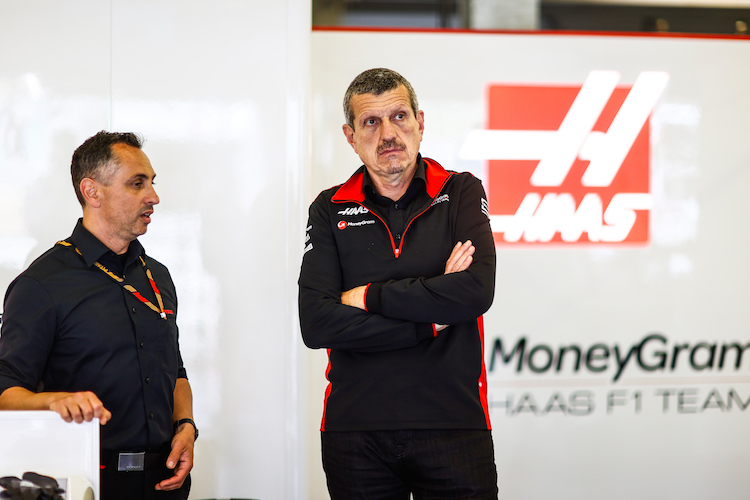 Haas-Teamchef Günther Steiner (rechts)