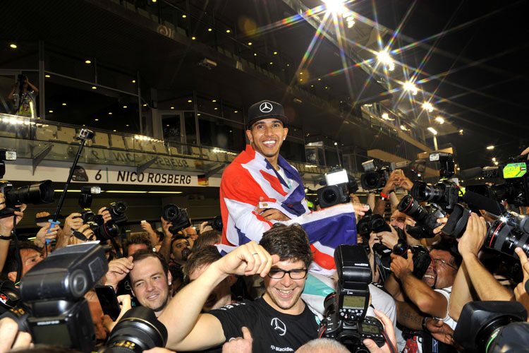 Lewis Hamilton feierte im vergangenen Jahr seinen zweiten Titel-Triumph