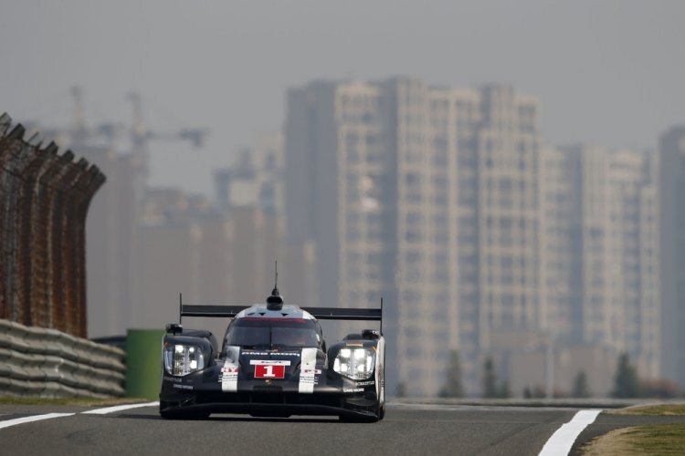 Dominierte den Freitag der FIA WEC in Shanghai: Der Porsche 919 Hybrid von Bernhard/Hartley/Webber