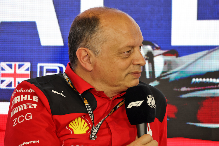 Ferrari-Teamchef Fred Vasseur: «Auf einer schnellen Runde hatten wir ein vernünftiges Tempo»