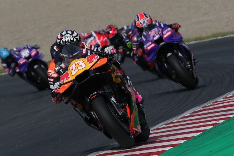 Enea Bastianini startete von Platz 19 und wurde Elfter
