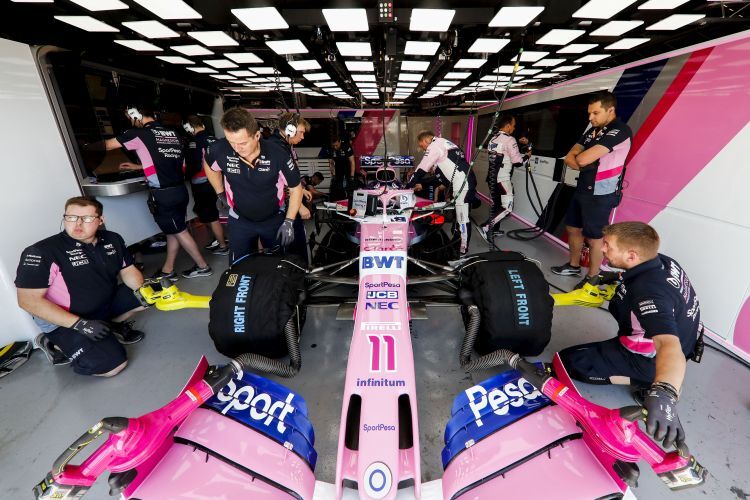 Garage von Sergio Perez