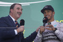 Nigel Mansell mit Lewis Hamilton