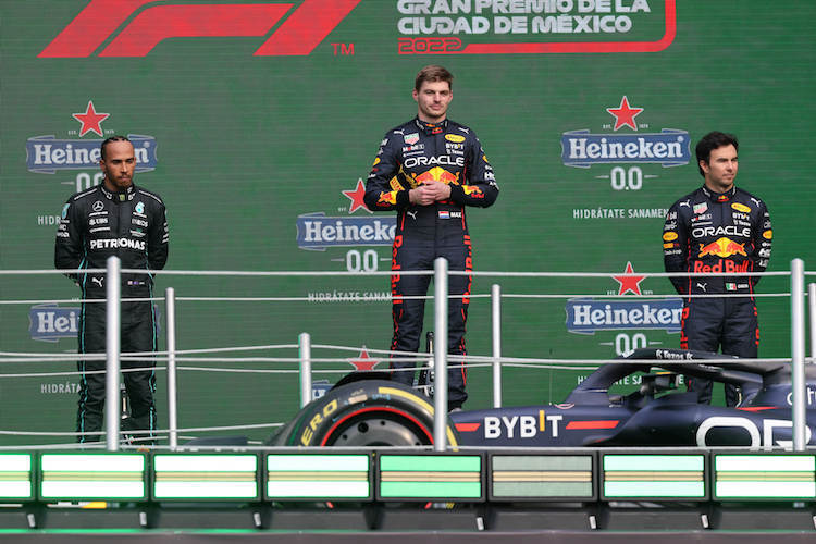 Lewis Hamilton musste sich in Mexiko mit dem dritten Platz begnügen, James Vowles ist denn auch überzeugt: Red Bull Racing hat immer noch einen Vorsprung