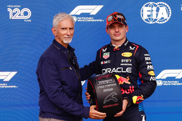 Damon Hill und Max Verstappen