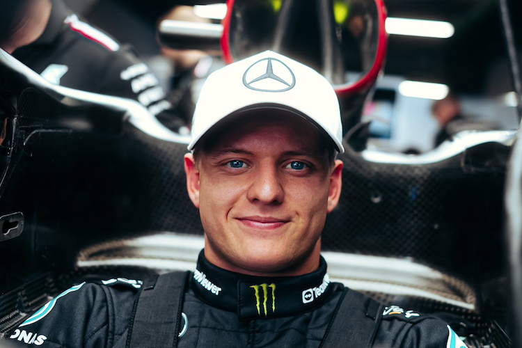 Mick Schumacher im Mercedes W14
