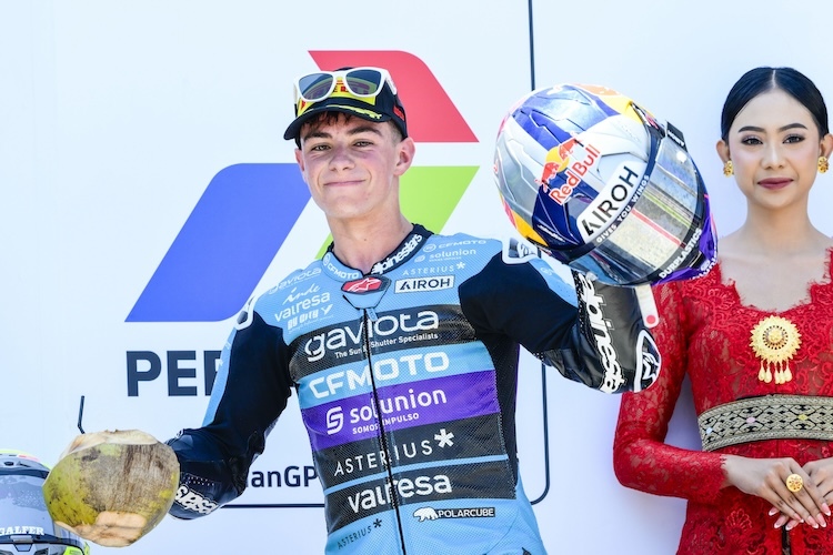 Une autre victoire et David Alonso est champion du monde Moto3