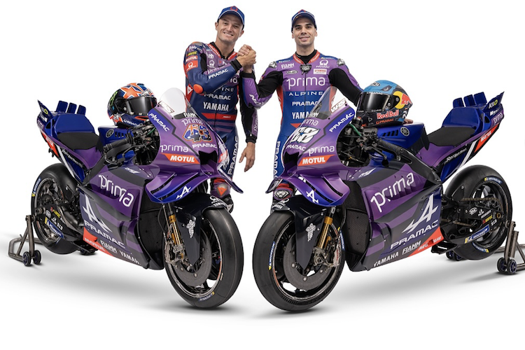 Jack Miller und Miguel Oliveira mit der Yamaha M1