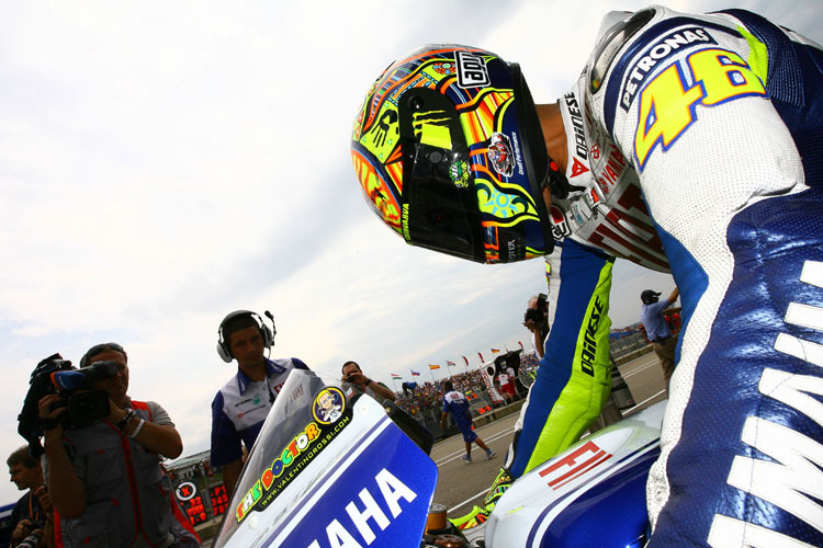 Auf Anhieb schnell: Valentino Rossi