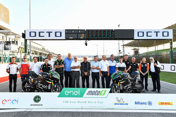 In Misano 2018 wurden die MotoE-Teams vorgestellt