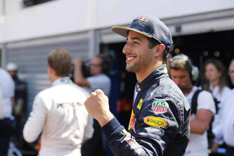 Pole-Position für Daniel Ricciardo
