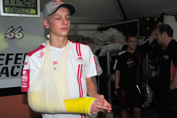 Florian Alt: Arm gebrochen