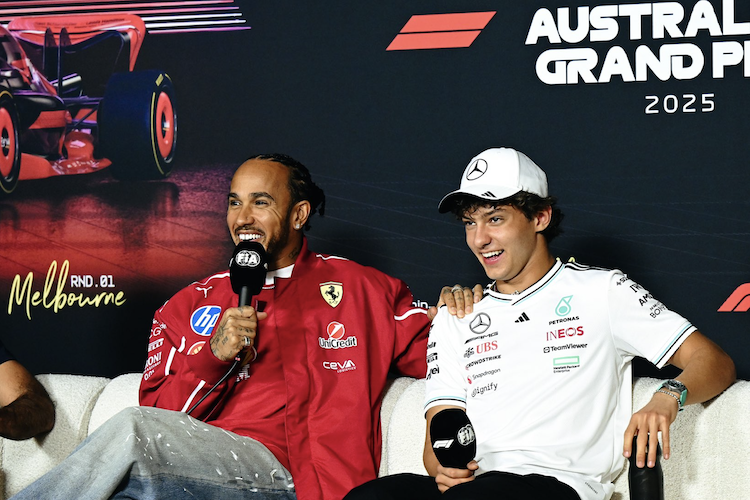 Lewis Hamilton und Kimi Antonelli