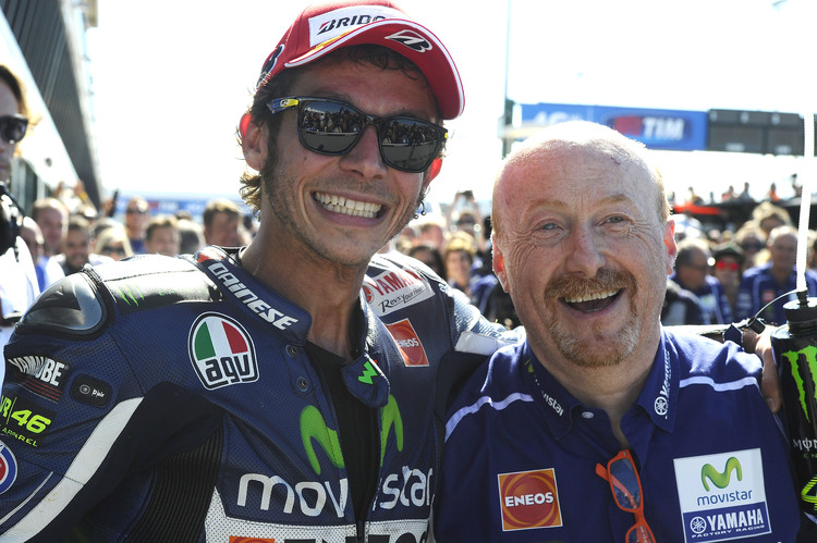 Starkes Team: Valentino Rossi und Silvano Galbusera