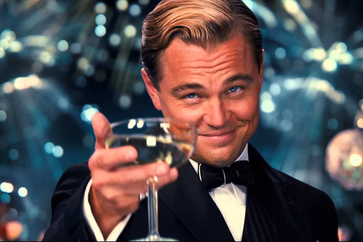 Leonardo DiCaprio in der Rolle des grossen Gatsby