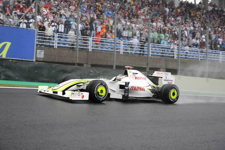 Mapfre auf dem Auto von Jenson Button in Brasilien 2009