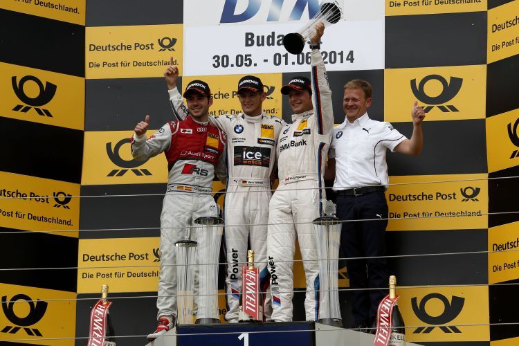 Die Sieger am Hungaroring: Molina, Wittmann und Spengler