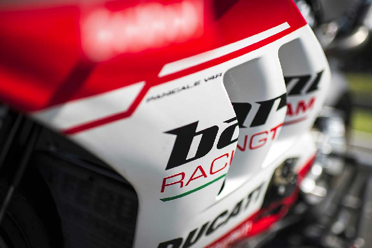 Die Ducati von Barni Racing wird eingemottet