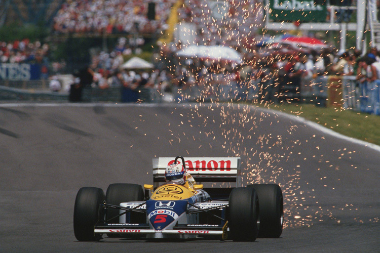 Nigel Mansell im 1986er Williams-Honda